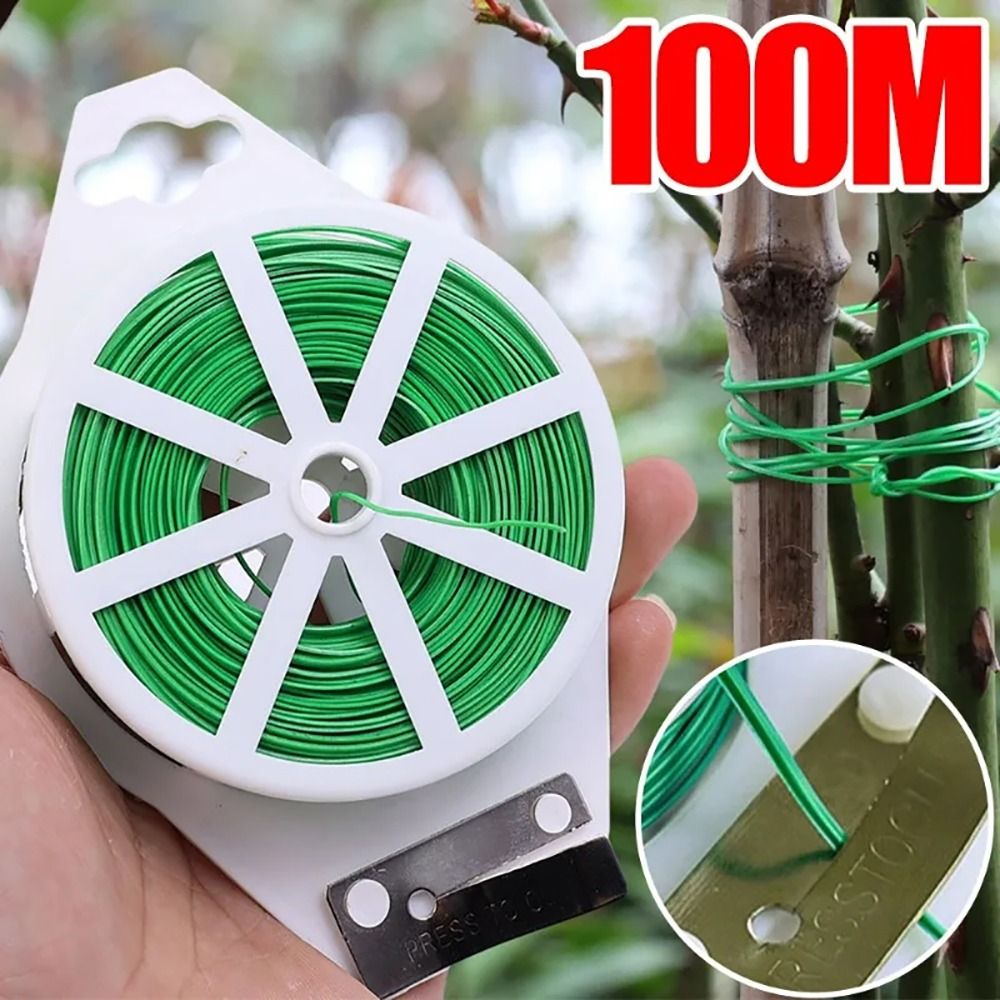 Garden Wire Twist Tie - 1 adet demir tel kablo bağları