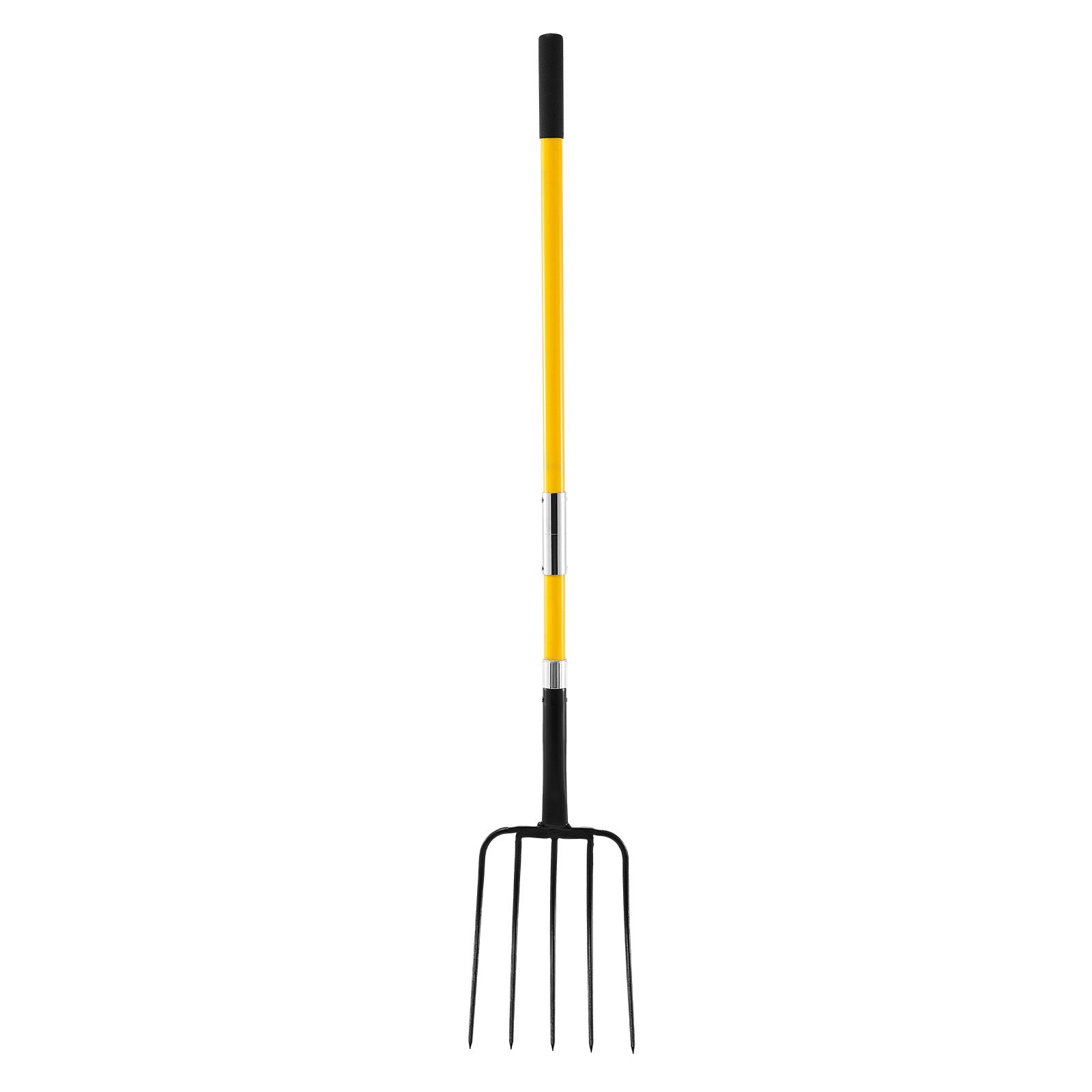 Spade Digging Fork - Bahçe Çatalı, Fiberglas Saplı 5 Dişli