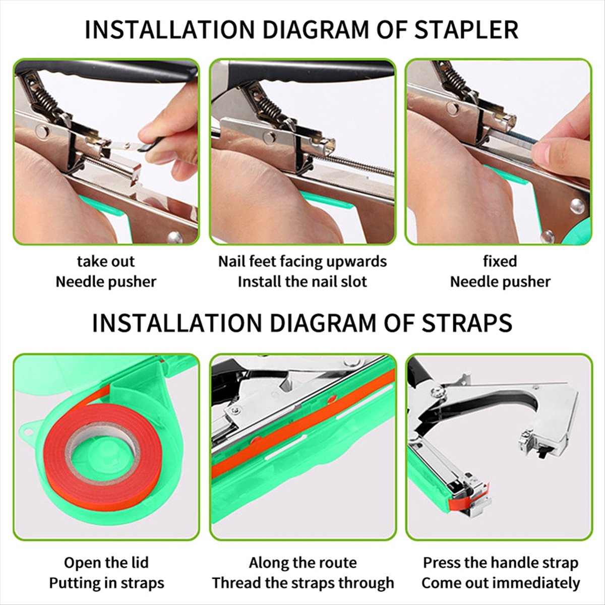 Gardening Hand Tools B&Q - LUCK Bitki Dalı El Bağlama Zımbaları