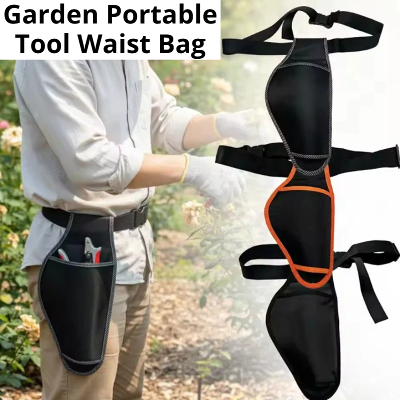 Essential Gardening Tools - Bahçe Elektrikli Budama Makası Bel Çantası,