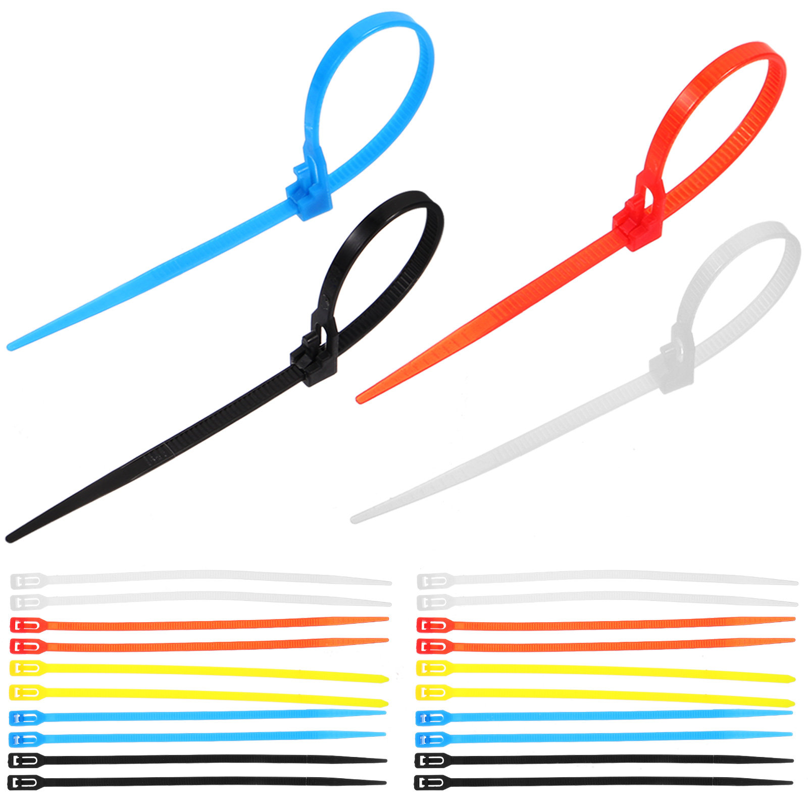 Garden Wire Twist Tie - 500 Adet Kendinden Kilitli Kablo Bağları,