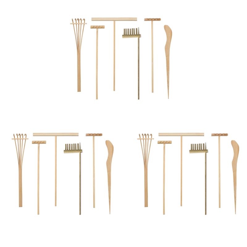Gardening Tools Japanese - AT29-3X Mini Japon Zen Bahçesi Tırmığı
