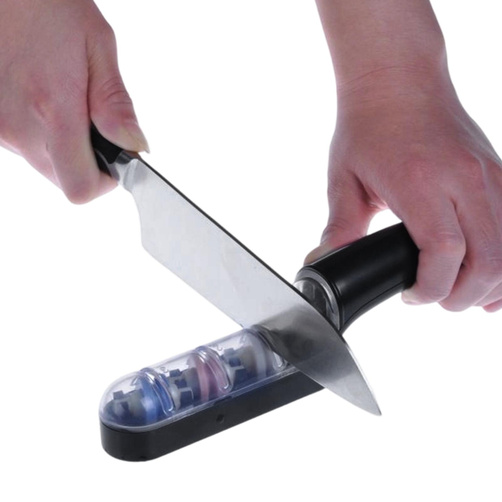 Gardening Tools For Seniors - Profesyonel 3 Aşamalı Bıçak Bileme Aleti,
