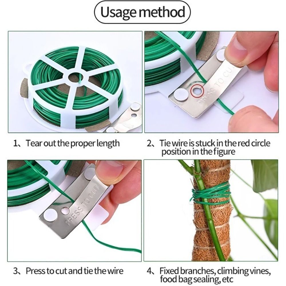 1 adet demir tel kablo bağları - Garden Wire Twist Tie incelemesi ve fiyatı