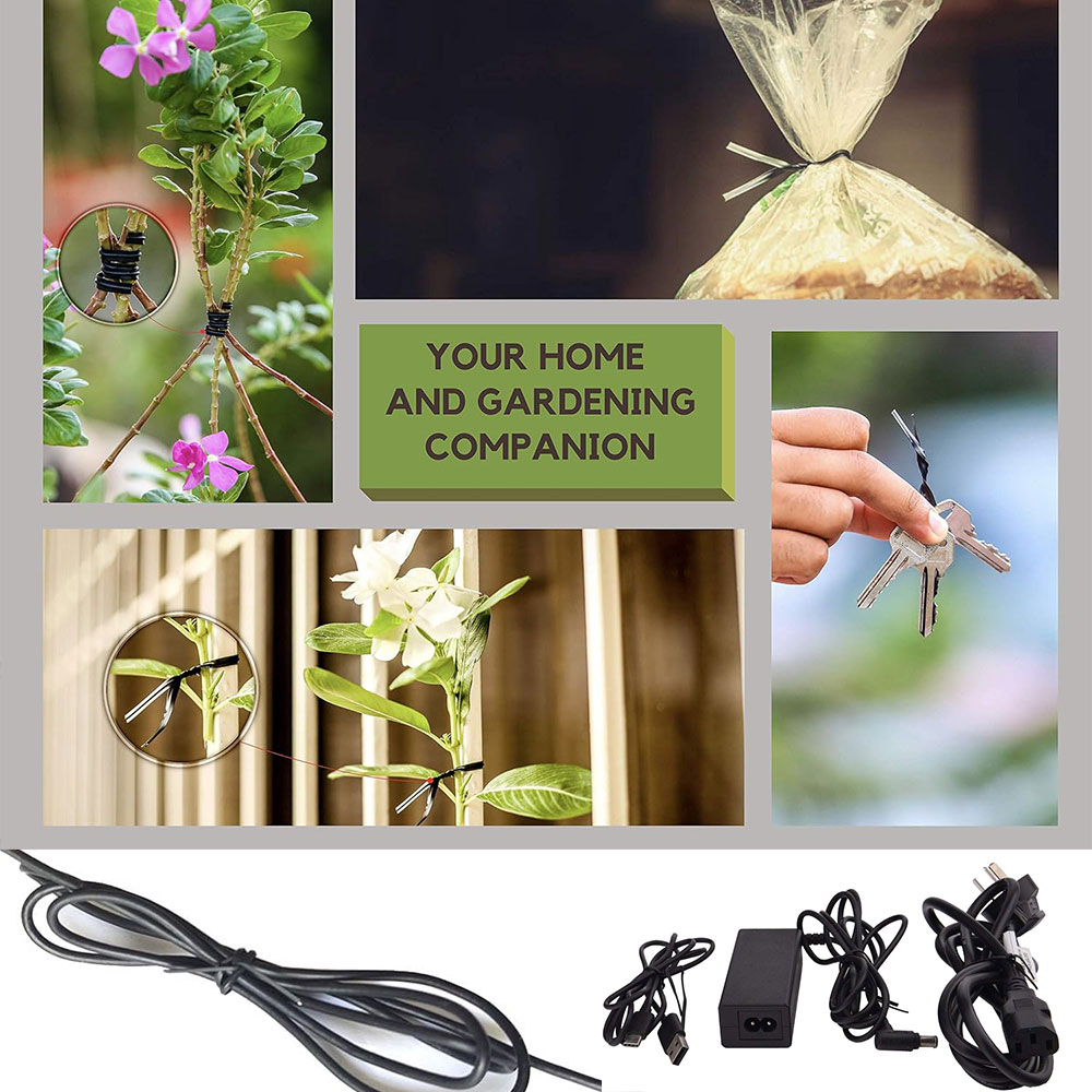 100 adet BK WH oblate demir te - Garden Wire Twist Tie incelemesi ve fiyatı